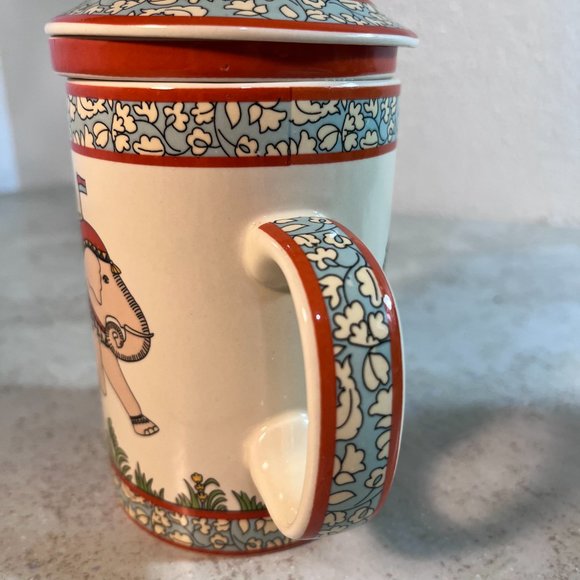 Lot of 2 World Market Tea Infuser 3 Piece Mugs - Picture 13 of 15